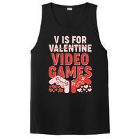 Funny V is For Video Games Gaming Fan PosiCharge Competitor Tank