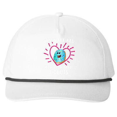 Funny Valentines Day Donuts Roses Are Red Snapback Five-Panel Rope Hat