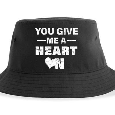 Funny Valentines Day Give Me A Heart On Sustainable Bucket Hat