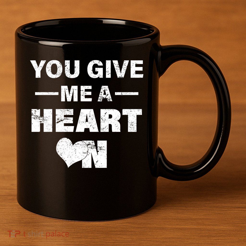 Funny Valentines Day Give Me A Heart On 11oz C Handle Ceramic Mug