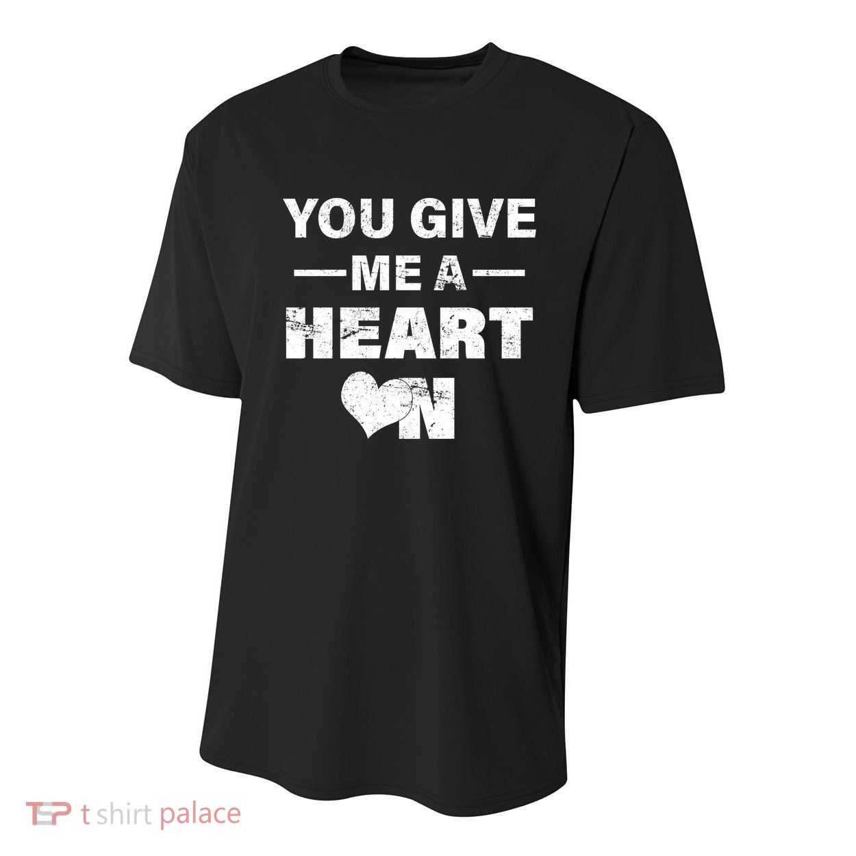 Funny Valentines Day Give Me A Heart On Youth Performance Sprint T-Shirt