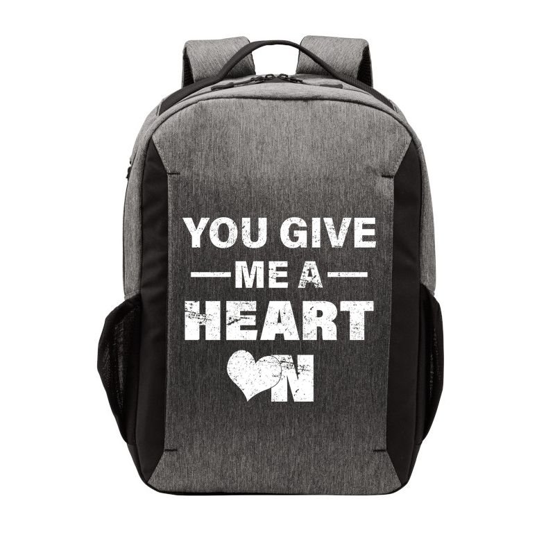 Funny Valentines Day Give Me A Heart On Vector Backpack