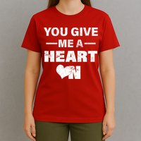 Funny Valentines Day Give Me A Heart On T-Shirt