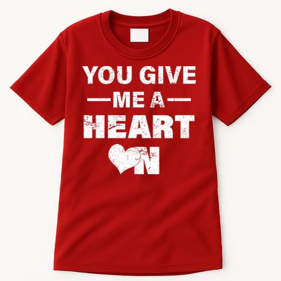 Funny Valentines Day Give Me A Heart On Tall T-Shirt