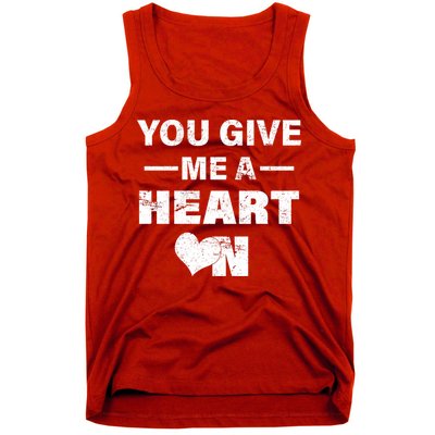Funny Valentines Day Give Me A Heart On Tank Top