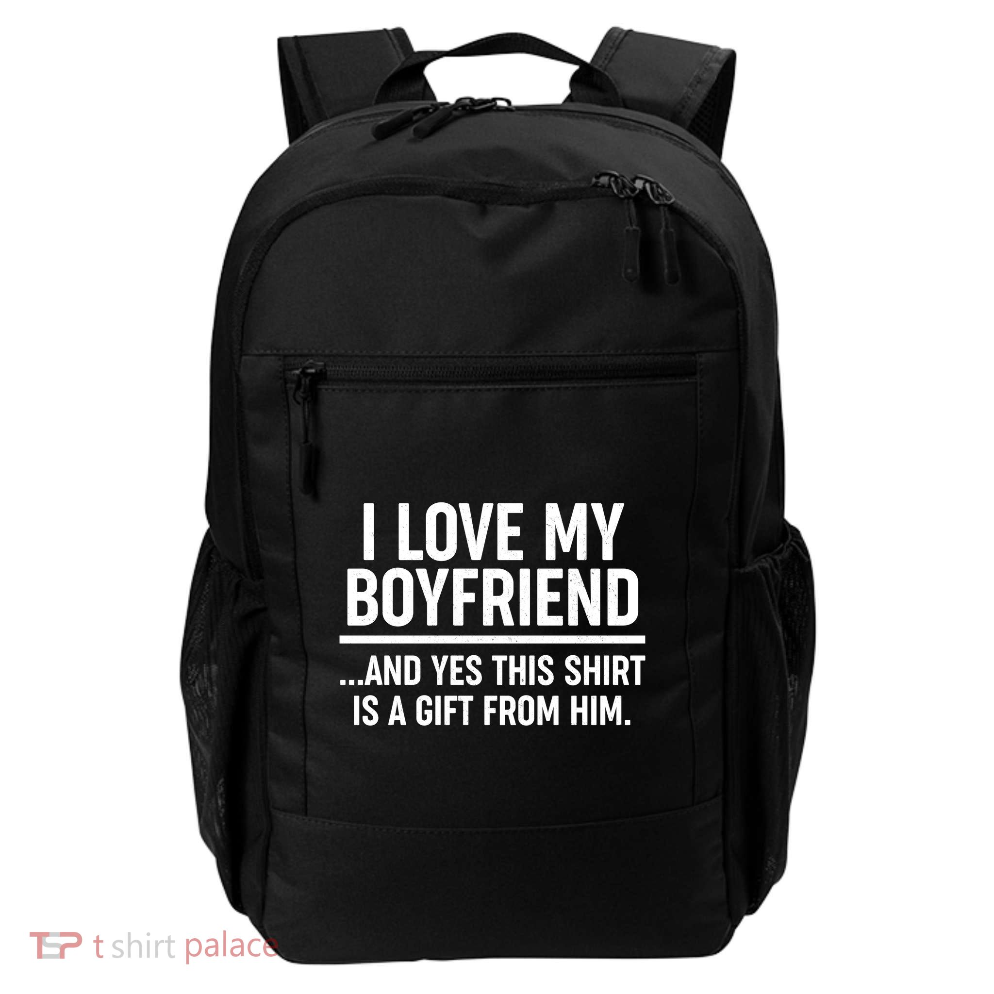 Funny Valentine's Day I Love My Boyfriend  Backpack