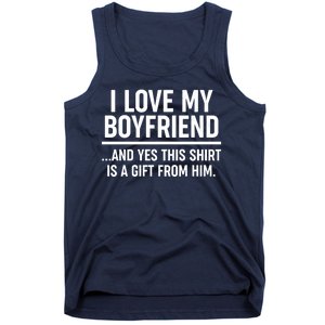 Funny Valentine's Day I Love My Boyfriend  Tank Top