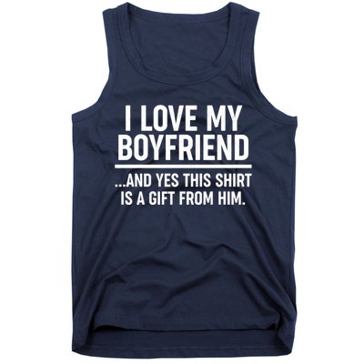 Funny Valentine's Day I Love My Boyfriend  Tank Top