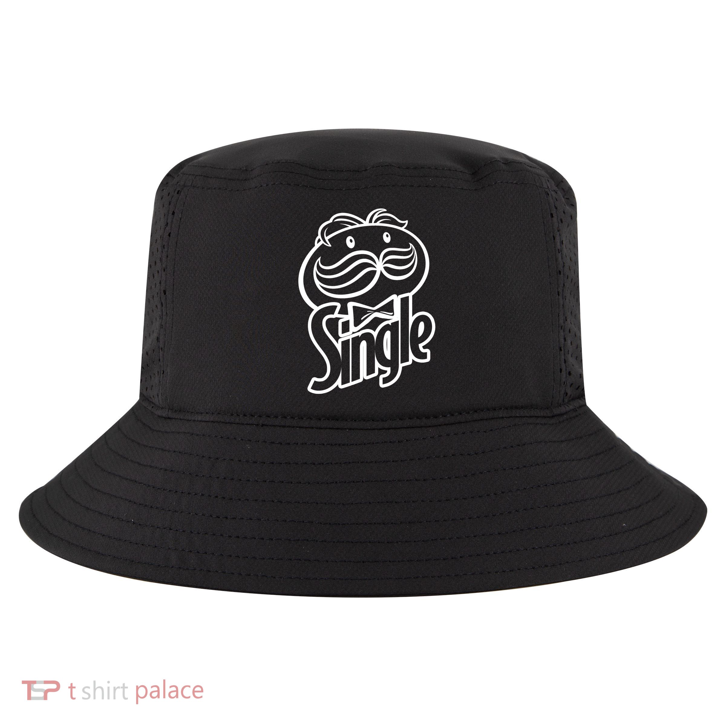 Funny Valentine's Day Single Chips Logo Cool Comfort Performance Bucket Hat