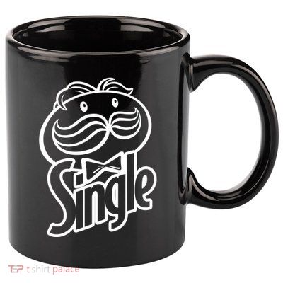 Funny Valentine's Day Single Chips Logo 11oz C Handle Ceramic Mug