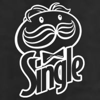 Funny Valentine's Day Single Chips Logo Hat