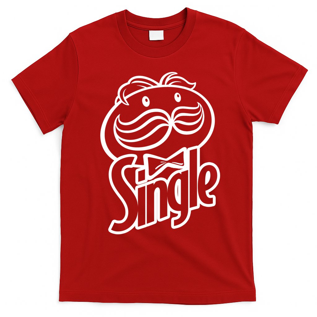 Funny Valentine's Day Single Chips Logo T-Shirt