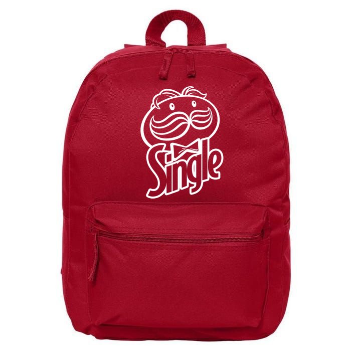 Funny Valentine's Day Single Chips Logo 16 in Basic Backpack
