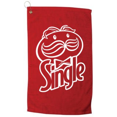 Funny Valentine's Day Single Chips Logo Golf Towel