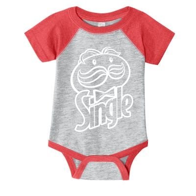 Funny Valentine's Day Single Chips Logo Infant Baby Jersey Bodysuit