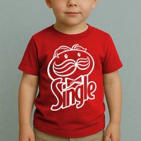 Funny Valentine's Day Single Chips Logo Toddler T-Shirt