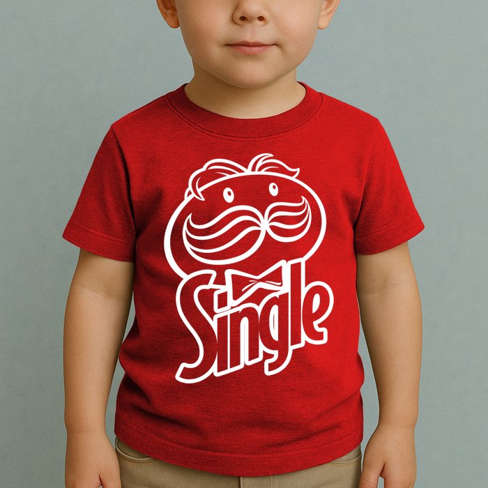 Funny Valentine's Day Single Chips Logo Toddler T-Shirt