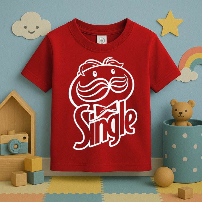 Funny Valentine's Day Single Chips Logo Toddler T-Shirt