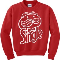 Funny Valentine's Day Single Chips Logo Kids Sweatshirt