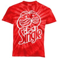 Funny Valentine's Day Single Chips Logo Kids Tie-Dye T-Shirt