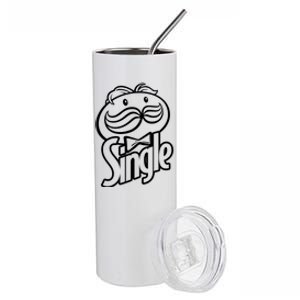 Funny Valentine's Day Single Chips Logo Stainless Steel Tumbler