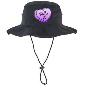 Funny Valentine's Day You'll Do Candy Heart Anti-Valentine Legacy Cool Fit Booney Bucket Hat