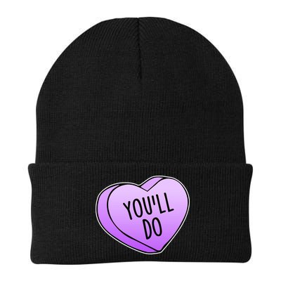 Funny Valentine's Day You'll Do Candy Heart Anti-Valentine Beanie