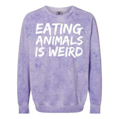 Funny Vegetarian  Colorblast Crewneck Sweatshirt