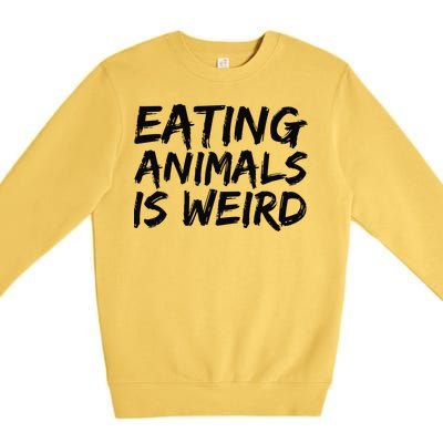 Funny Vegetarian  Premium Crewneck Sweatshirt