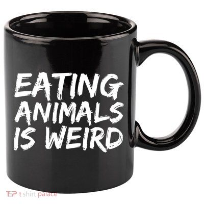 Funny Vegetarian  11oz C Handle Ceramic Mug