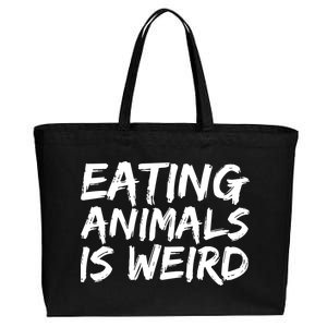 Funny Vegetarian  Cotton Canvas Jumbo Tote