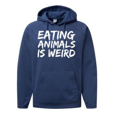 Funny Vegetarian  Performance Fleece Hoodie