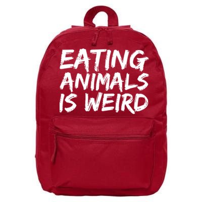 Funny Vegetarian  16 in Basic Backpack