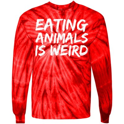 Funny Vegetarian  Tie-Dye Long Sleeve Shirt