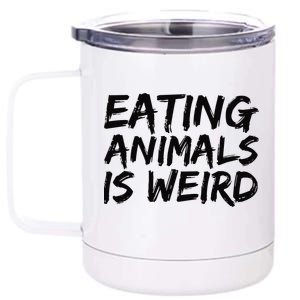 Funny Vegetarian  12 oz Stainless Steel Tumbler Cup