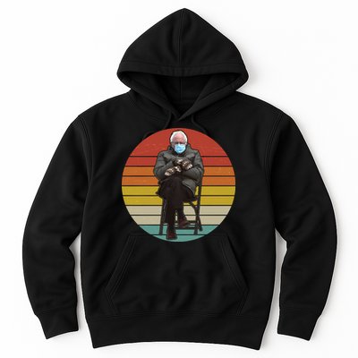 Funny Vintage Bernie Sanders Mitten Meme Hoodie