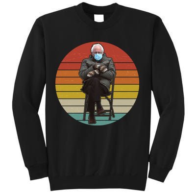 Funny Vintage Bernie Sanders Mitten Meme Sweatshirt