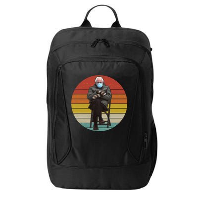 Funny Vintage Bernie Sanders Mitten Meme City Backpack