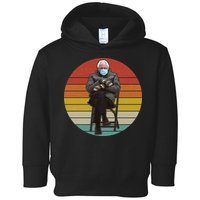 Funny Vintage Bernie Sanders Mitten Meme Toddler Hoodie