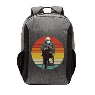 Funny Vintage Bernie Sanders Mitten Meme Vector Backpack