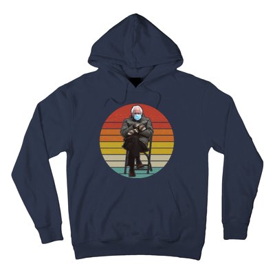 Funny Vintage Bernie Sanders Mitten Meme Hoodie