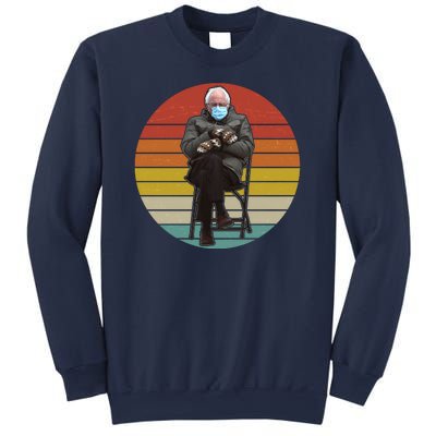 Funny Vintage Bernie Sanders Mitten Meme Sweatshirt