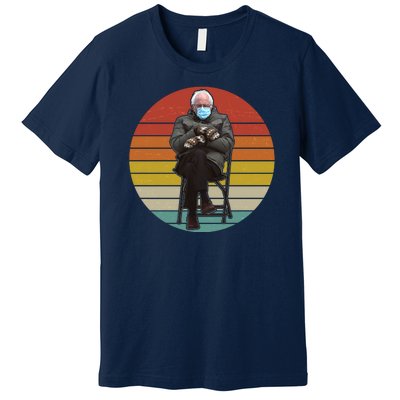 Funny Vintage Bernie Sanders Mitten Meme Premium T-Shirt