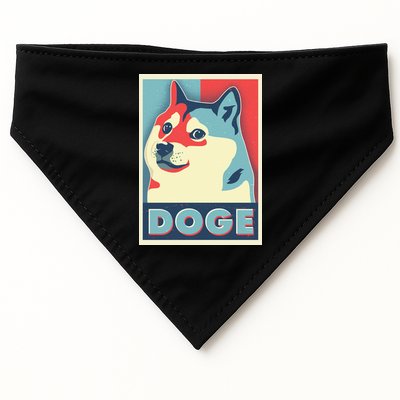 Funny Vintage Doge Meme Crypto Currency USA-Made Doggie Bandana