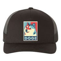 Funny Vintage Doge Meme Crypto Currency Yupoong Adult 5-Panel Trucker Hat