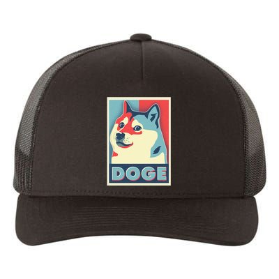 Funny Vintage Doge Meme Crypto Currency Yupoong Adult 5-Panel Trucker Hat