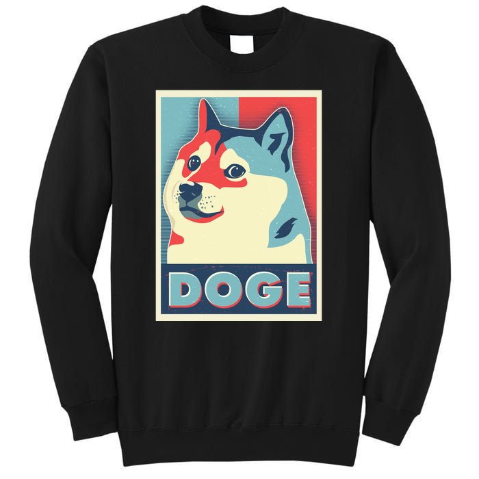 Funny Vintage Doge Meme Crypto Currency Sweatshirt