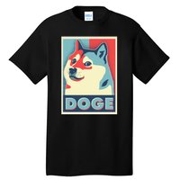 Funny Vintage Doge Meme Crypto Currency Tall T-Shirt