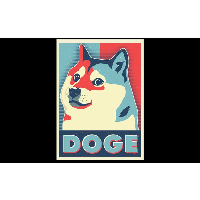 Funny Vintage Doge Meme Crypto Currency Bumper Sticker