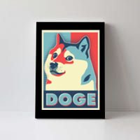 Funny Vintage Doge Meme Crypto Currency Canvas